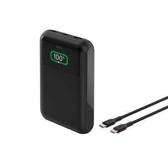 Bateria externa Belkin BoostCharge Pro 20000 mAh com conector USB-C para USB-A Preto