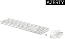 HP 655 - Ensemble clavier et souris - sans fil - 2.4 GHz - Français - blanc