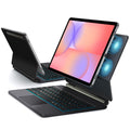Teclado para Samsung Galaxy Tab S10 FE, S10 Lite, S9 FE, S11, S9, S8, S7 11'', Capa Magnética com Touchpad, AZERTY Preto