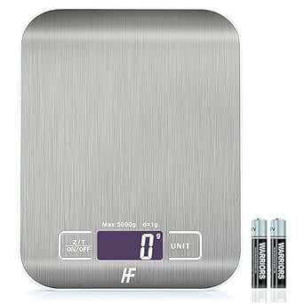 HomeFashion Balança de Cozinha Eletrónica de Alta Precisão 5000g/1g