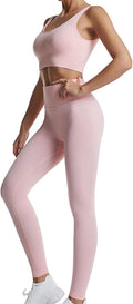 Roupa de Desporto de Mulher 2 Peças Soutien Desportivo+Leggings