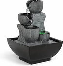 Zen'Light - Fontaine d’Intérieur Kini Cascade Zen Relaxante avec Lumière LED Coloré