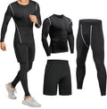 Niksa Conjunto de Compressão para Homem, Roupa Desportiva, Fitness, T-shirt de Compressão, Leggings