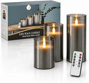 3 LED Bougies Sans Flamme 10-15cm