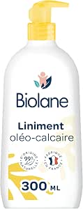 BIOLANE - Linimento Oleocalcário Bebé - Limpa e protege a zona da fralda - 300ml | Sem Enxaguar