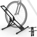 Suporte de Bicicleta de Chão Autoportante Aço 20''-29'' para Pneus Dianteiros | Suporte de Bicicleta Dobrável