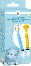 PLIC Seringas Nasais de Silicone, 10 ml - Conjunto de 2