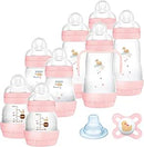 MAM Biberon Easy Start Lot de 8 biberons en formats de 130 ml, 160 ml et 260 ml
