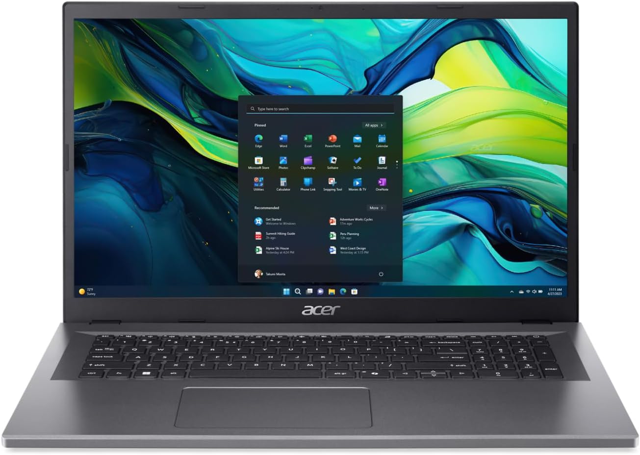 Acer Aspire Go 17 I Computador Portátil 17.3 " FHD 60Hz