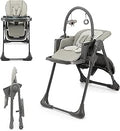 Kinderkraft TUMMIE Cadeira Alta 2 em 1, para Bebé Ergonómica, Confortável, Reclinável, Dobrável, com Altura Ajustável