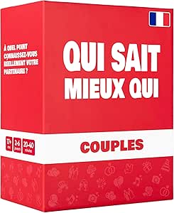 The World Game Qui Sait Mieux Qui - Jogo de Tabuleiro para Casal