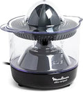 Moulinex Espremedor de Citrinos Elétrico, Rotação Dupla, Capacidade 0.45 L, Ultra Compacto, Preto PC120870