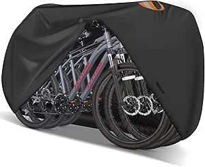 Zettum Capa para 3 Bicicletas – Capa de Bicicleta Estacionária para Arrumação Exterior à Prova de Água