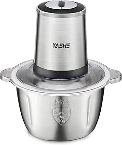 HomeFashion Balança de Cozinha Eletrónica de Alta Precisão 5000g/1g com Ecrã LCD Retroiluminado, 6 Unidades e Função Tara Aço Inoxidável, Pilhas incluídas