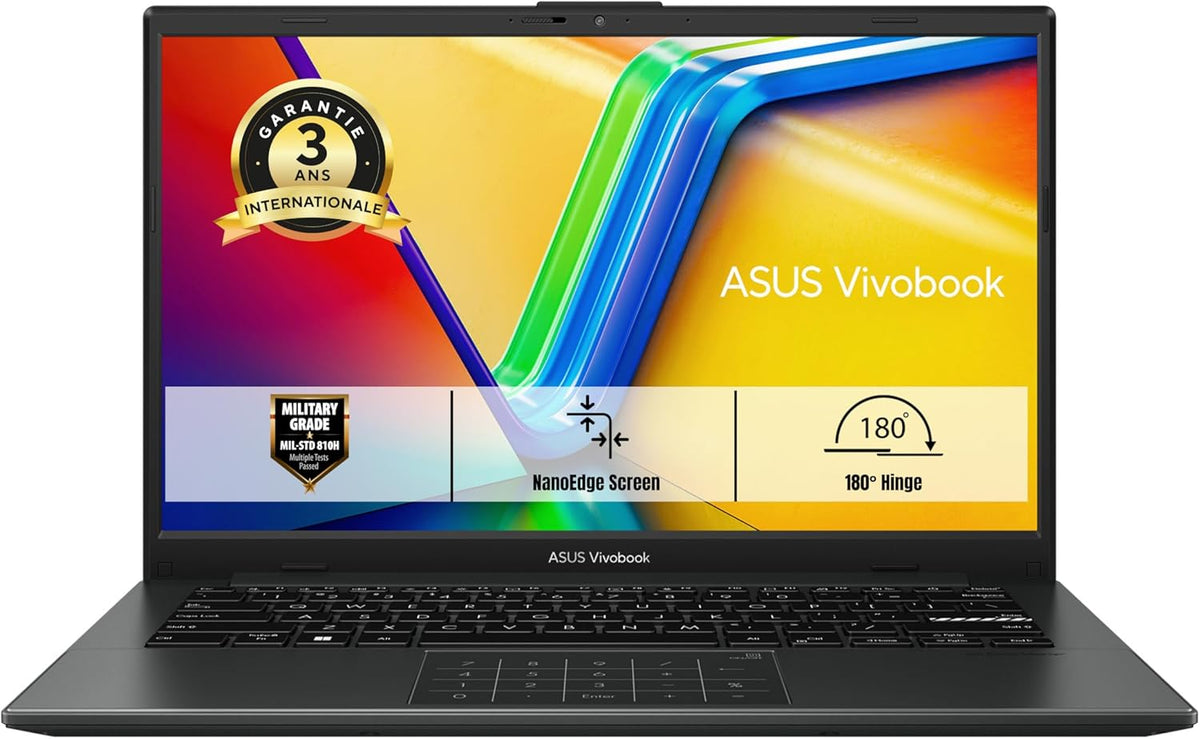 ASUS Vivobook Go 14 E1404FA 14 Polegadas FHD Teclado AZERTY - sem Carregador