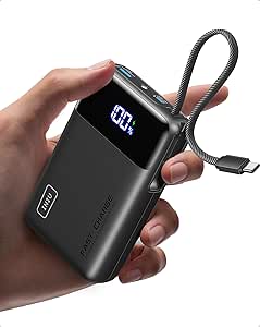 INIU Power Bank, Pequeno 20000mAh 45W Carregamento Rápido Power Bank para Viagem