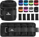 Fragraim Poids Cheville Ajustables, Poids Poignet, Leste Cheville 1-1,5/2/3/4/5/6/8/10 KG