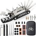 Kit de Reparação de Bicicletas, Bolsa de Ferramentas de Bicicleta, Ferramenta Multifunções 16 em 1