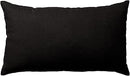 Enjoy Home - Coussin - Dimension 30x50 cm - Noir - Coton certifié Oeko Tex - Lavable à la Main - Idéal pour Apporter de la Couleur à Vos canapé
