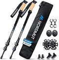 NORDMUT® Bastões de trekking telescópicos premium