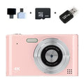 Máquina fotográfica digital Preisku, retro, Modelo de entrada, Antivibração - Rosa