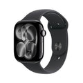 Apple Watch Series 11 GPS 46mm Caixa de Alumínio Preto-Carvão com Bracelete Desportiva Preta S/M