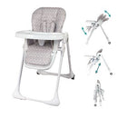 Bambisol Chaise Haute Bébé Evolutive Pliable Roulettes Zen