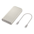 Bateria Externa Samsung 20000 mAh Bege