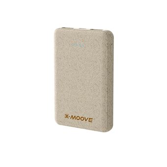 Bateria externa X Moov Powereco dupla porta USB Bege