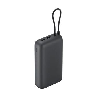 Power Bank - XIAOMI - Power Bank 20000mAh - Cabo USB-C integrado - Carregamento rápido 22,5W - Cinzento escuro