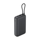 Batterie externe - XIAOMI - Power Bank 20000mAh - Câble USB-C intégré - Charge rapide 22,5W - Gris foncé