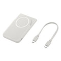 Bateria externa magnética sem fios e com fios Samsung 5000 mAh Cinzento claro