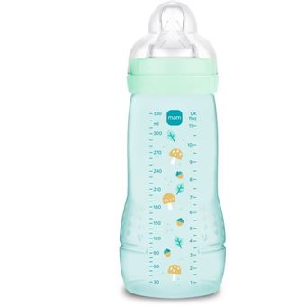 Biberão - MAM BABY - Easy Active - +6 meses - 330 ml - Tetina fluxo X - Ice