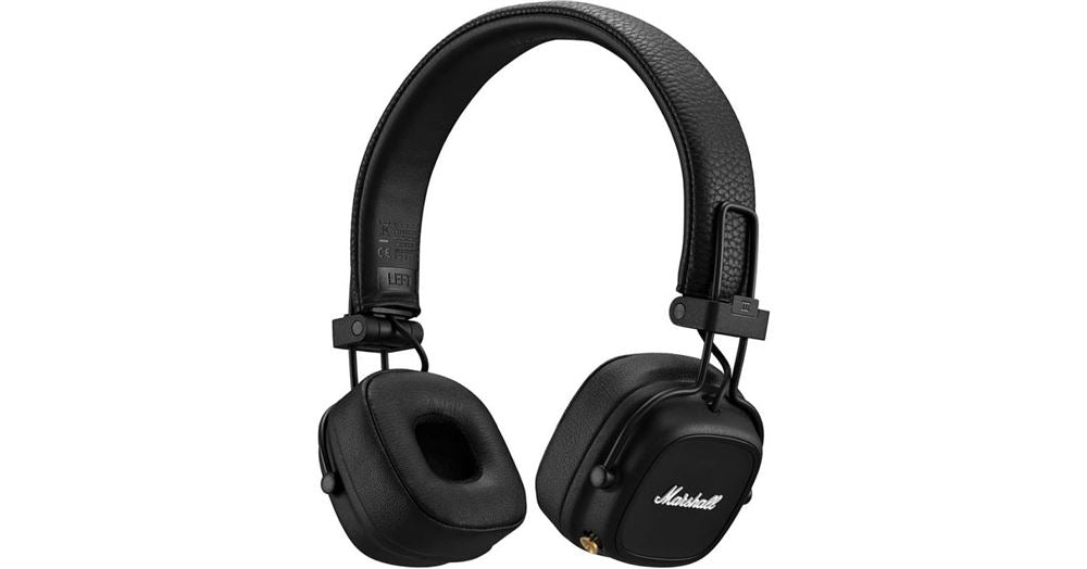 Auscultadores Bluetooth sem fios Marshall Major IV Pretos
