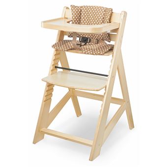 Cadeira Alta Bebé +6 meses EVOLUTIVA, 12 Posições de Assento Mesa Amovível Almofadas Cinto de segurança de 3 pontos