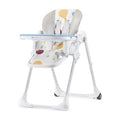 Cadeira alta de bebé YUMMY - KINDERKRAFT - Multicolor - Ajustável - Tabuleiro amovível - Rodas