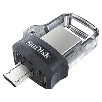 Pen Drive de Conectividade Dupla SanDisk Ultra Dual Drive m3.0 OTG USB 3.0 de 64 GB