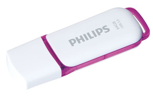Pen drive USB 3.0 Philips Snow Edition 64 GB Roxo