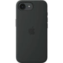 Coque en silicone Apple Noir pour iPhone 16e et 17e