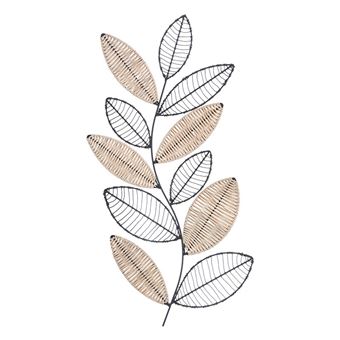Decoração de Parede em Metal 56x29 Aurore Atmosphera