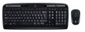 Conjunto sem fios Logitech MK330 - Conjunto de teclado e rato - sem fios - 2.4 GHz - US Internacional - preto