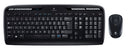 Ensemble sans fil Logitech MK330 - Ensemble clavier et souris - sans fil - 2.4 GHz - International US - noir