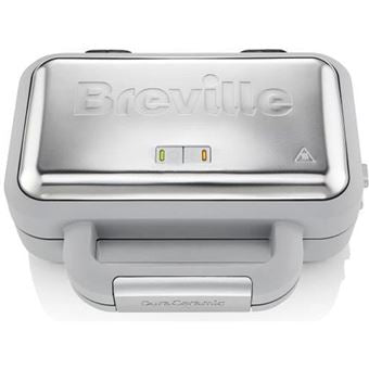 Máquina de Waffles - Breville - VST072X - Cor Cinzenta - Pequenos Eletrodomésticos - Fácil de usar