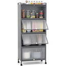 Giantex Étagère Cuisine 5 Niveaux, Armoire de Cuisine, 60 x 32 x 154 cm, Gris
