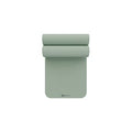 Hop-Sport Tapete de fitness 190 x 60 x 1,5 cm, tapete de ioga - amigo das articulações e antiderrapante, tapete de pilates em espuma NBR com alça de transporte, Verde claro