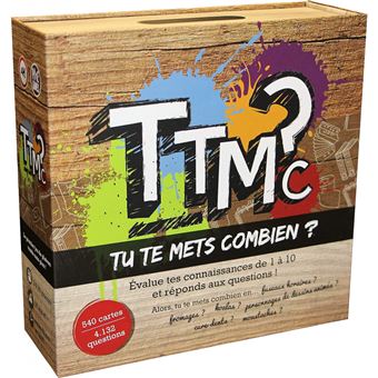 Jogo de tabuleiro TTMC Tu te mets combien