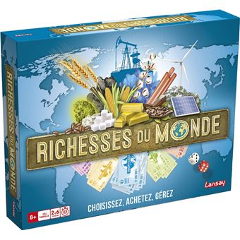 Jogo de estratégia e gestão Lansay Riquezas do Mundo