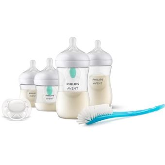 Kit Recém-Nascido - Natural 3.0 AirFree - 2 Biberões 125ml + 2 Biberões 260ml + Chupetas Ultra Suaves 0-6M