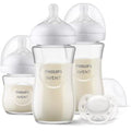 Kit Recém-Nascido - Vidro Natural 3.0 - Biberão de Vidro 120ml + 2 Biberões de 240ml + Chupetas Ultra Soft 0-6M