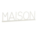 Letras Decorativas de Chão "Maison" 81cm Branco